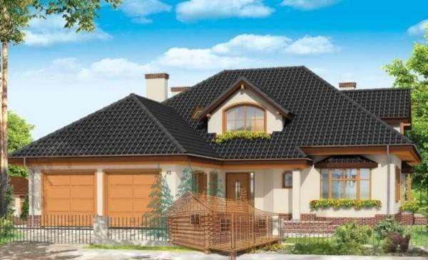 Проект дома из сибита I36