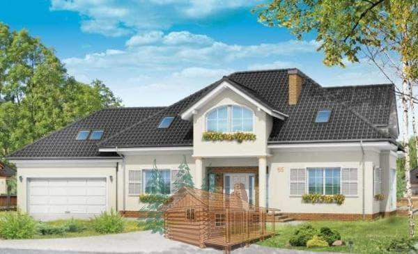 Проект дома из сибита I40