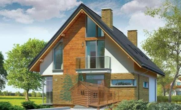 Проект дома из сибита I44