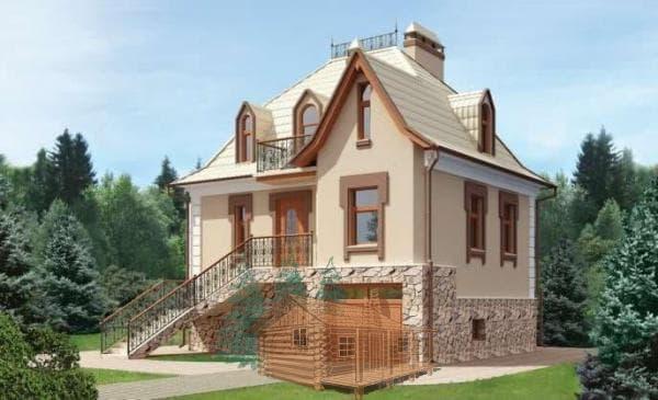 Дом из сибита А33